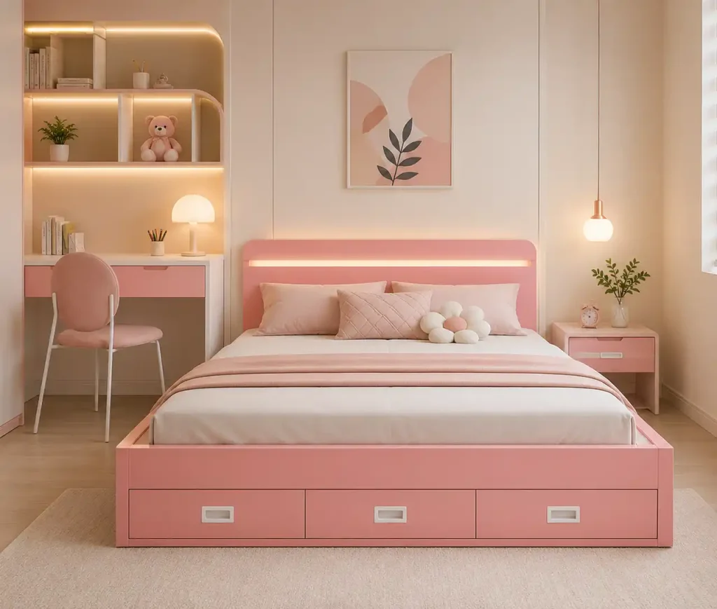 Giường ngủ cho bé gái từ 12 tuổi nhựa Chin Huei 2.0 plus CH-GN12
