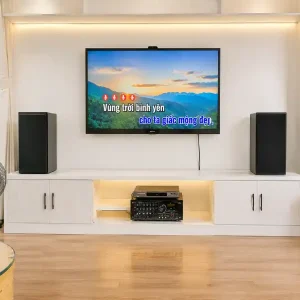 Kệ tivi có chỗ để loa nhựa Đài Loan Chin Huei CH-KTV12