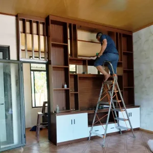 Kệ tivi đẹp hiện đại cho phòng khách nhựa Đài Loan Chin Huei CH-KTV01