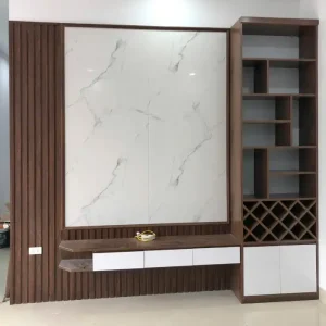 Kệ tivi treo tường kết hợp tủ rượu nhựa Chin Huei 2.0 plus CH-KTV08