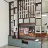 Kệ tivi vách ngăn phòng khách và bếp nhựa Chin Huei 2.0 plus CH-KTV02