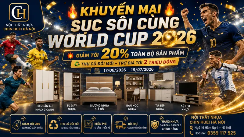 Khuyến mại Sục sôi cùng World Cup 2026