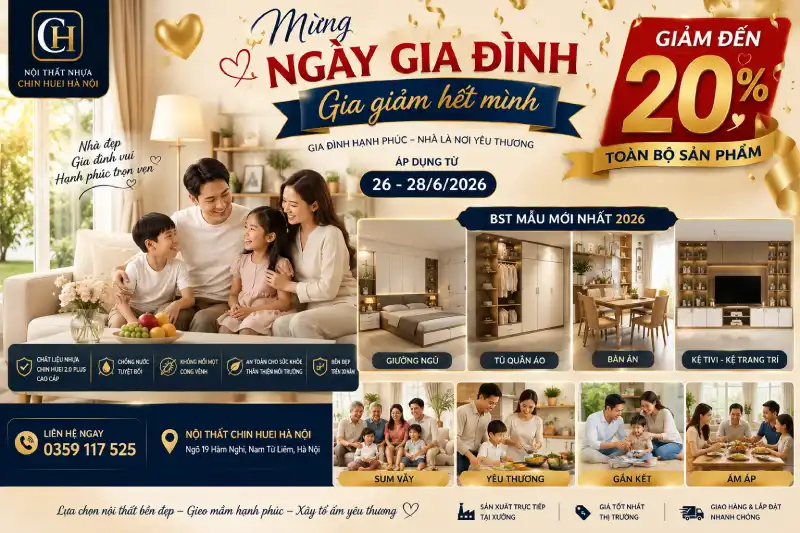 Mừng Ngày gia đình Giá giảm hết mình