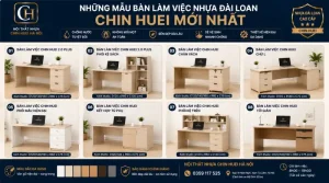Những mẫu bàn làm việc nhựa Đài Loan Chin Huei mới nhất