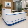 Quầy bàn lễ tân chữ L nhựa Đài Loan Chin Huei đẹp CH-QN01