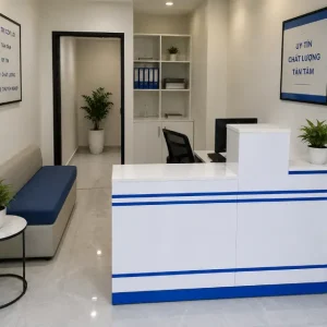 Quầy bàn lễ tân nhỏ gọn nhựa Đài Loan Chin Huei CH-QN02