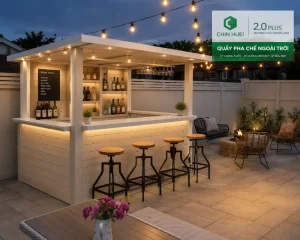 Quầy pha chế quán cafe ngoài trời nhựa Chin Huei 2.0 plus CH-QB05