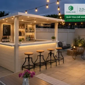 Quầy pha chế quán cafe ngoài trời nhựa Chin Huei 2.0 plus CH-QB05