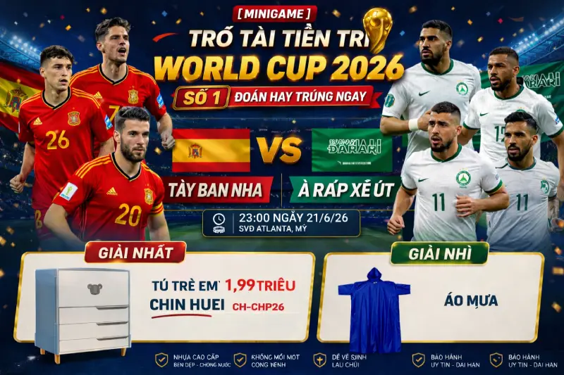 Minigame Trổ tài Tiên Tri World Cup 2026 số 1