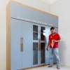 Tủ Nhựa Quần Áo 6 cánh kết hợp kính Chin Huei Plus CH-CHP29