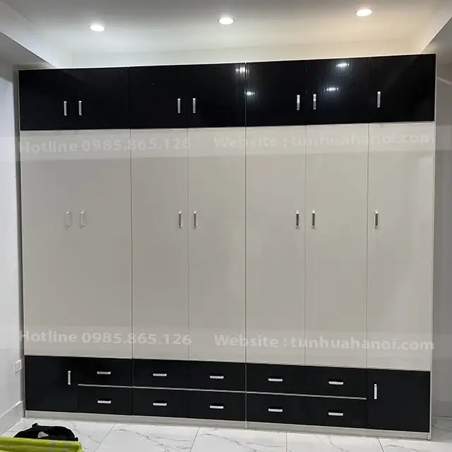 Tủ Nhựa Quần Áo 7 cánh kịch trần Chin Huei Plus cho chung cư CH-CHP21
