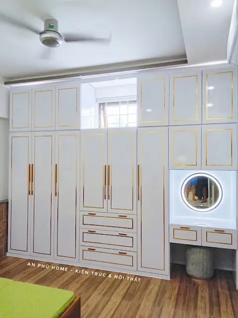 Tủ Nhựa Quần Áo 8 cánh kết hợp bàn trang điểm Chin Huei Plus CH-CHP28