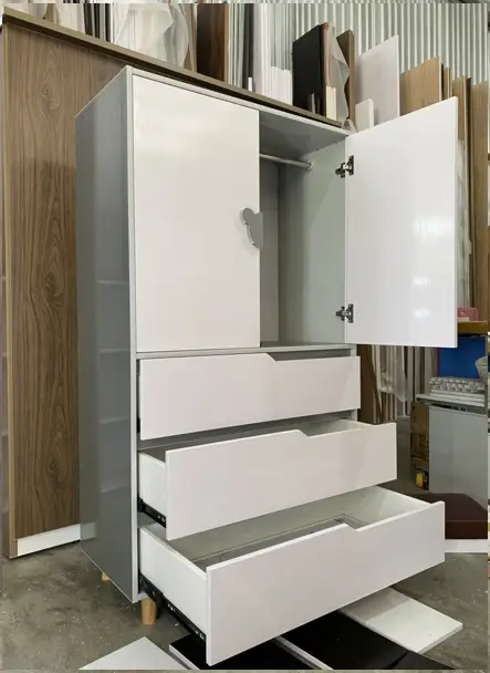 Tủ Nhựa Quần Áo trẻ em 2 cánh 3 ngăn kéo Chin Huei Plus CH-CHP26 - Image 3