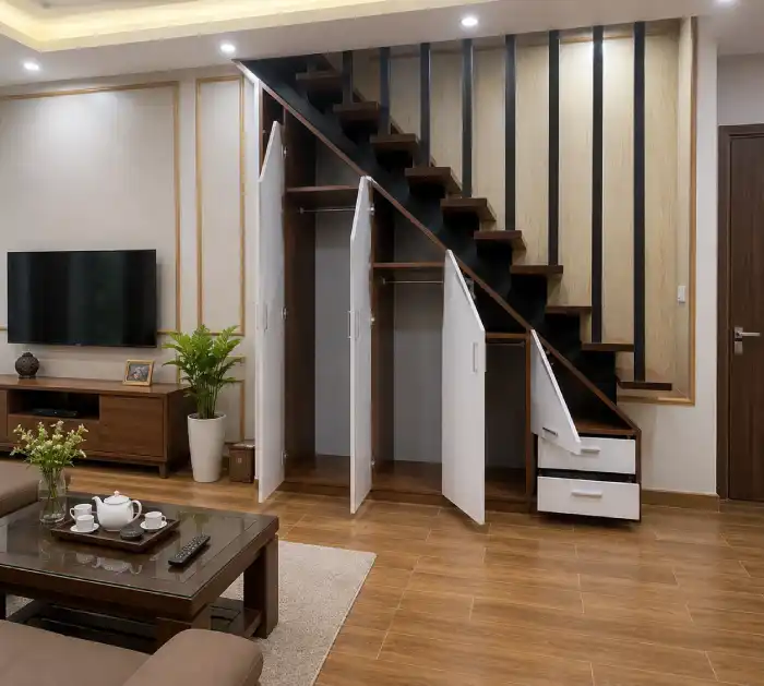 Tủ gầm cầu thang cho phòng khách nhựa Chin Huei 2.0 plus CH-TCT04