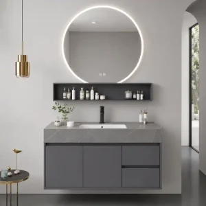 Tủ lavabo nhựa Chin Huei 2.0 plus có gương LED CH-TLV09