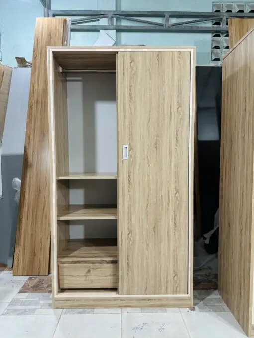 Tủ nhựa quần áo cánh lùa 2 cánh cao cấp Chin Huei 2.0 Plus CH-CHP01