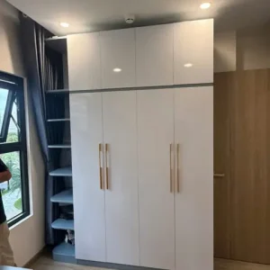 Alternative view of Tủ nhựa quần áo cánh lùa 4 cánh 1 kệ ngoài kịch trần Chin Huei 2.0 Plus cao cấp CH-CHP13