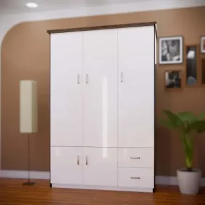 Tủ quần áo 3 cánh 2 ngăn kéo nhựa Đài Loan Chin Huei tiêu chuẩn CH-T3C03