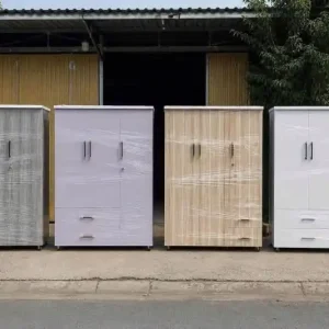Tủ quần áo 3 cánh 2 ngăn kéo nhựa Đài Loan Chin Huei tiêu chuẩn CH-T3C03 các màu