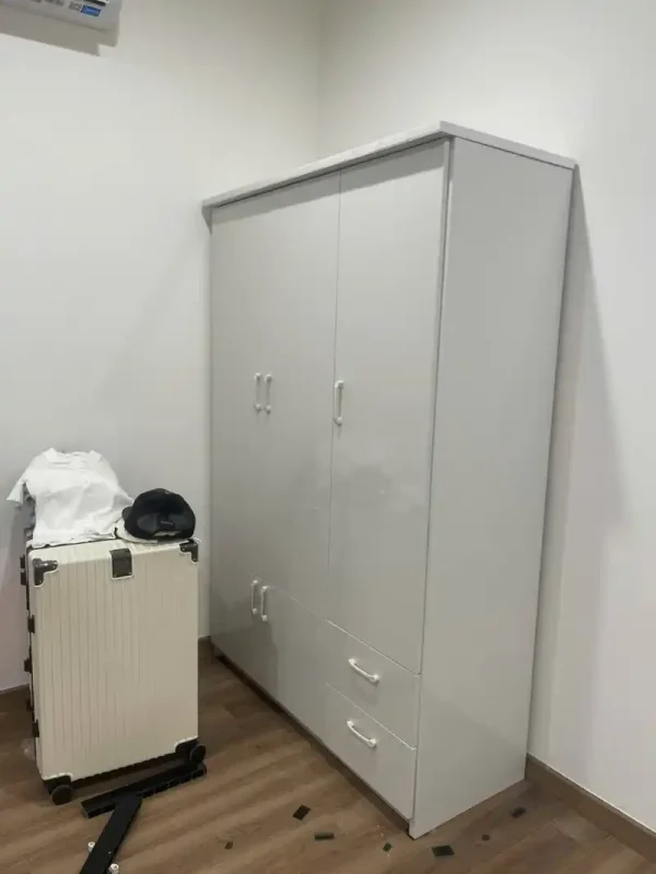 Tủ quần áo 3 cánh 4 ngăn kéo nhựa Đài Loan Chin Huei CH-T3C04 giao tại ngõ 1 Vườn Cam Nam Từ Liêm