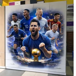 Tủ quần áo 4 cánh in 3D nhựa Đài Loan Chin Huei phiên bản World Cup 2026 limited CH-T3D01