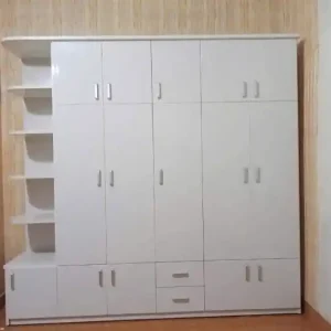 Tủ quần áo 5 cánh mở 1 kệ trang trí nhựa Đài Loan Chin Huei tiêu chuẩn CH-T5C03