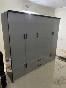 Tủ quần áo 5 cánh mở nhiều ngăn kéo nhựa Đài Loan Chin Huei CH-T5C02