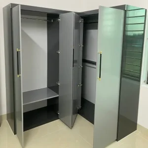 Tủ quần áo chữ L 3&2 cánh nhựa Đài Loan Chin Huei CH-TAL01
