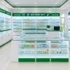 Tủ quầy thuốc thú y nhựa Đài Loan Chin Huei cánh kính CH-TT08
