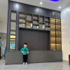 Tủ tivi kết hợp tủ rượu nhựa Chin Huei 2.0 plus có kính CH-KTV05