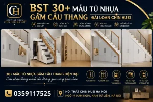 Tủ cầu thang nhựa Đài Loan Chin Huei