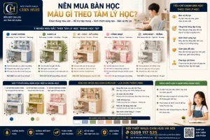 Nên mua bàn học màu gì theo tâm lý học