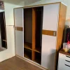 Tủ nhựa quần áo 4 cánh lùa Đài Loan Chin Huei đơn giản CH-TCL09