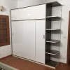 Tủ quần áo 4 cánh lùa 1 kệ kịch trần không LED nhựa Đài Loan Chin Huei tiêu chuẩn CH-TCL08