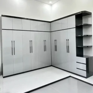 Tủ quần áo chữ L 4 cánh 1 kệ x 6 cánh nhựa Đài Loan Chin Huei CH-TAL18