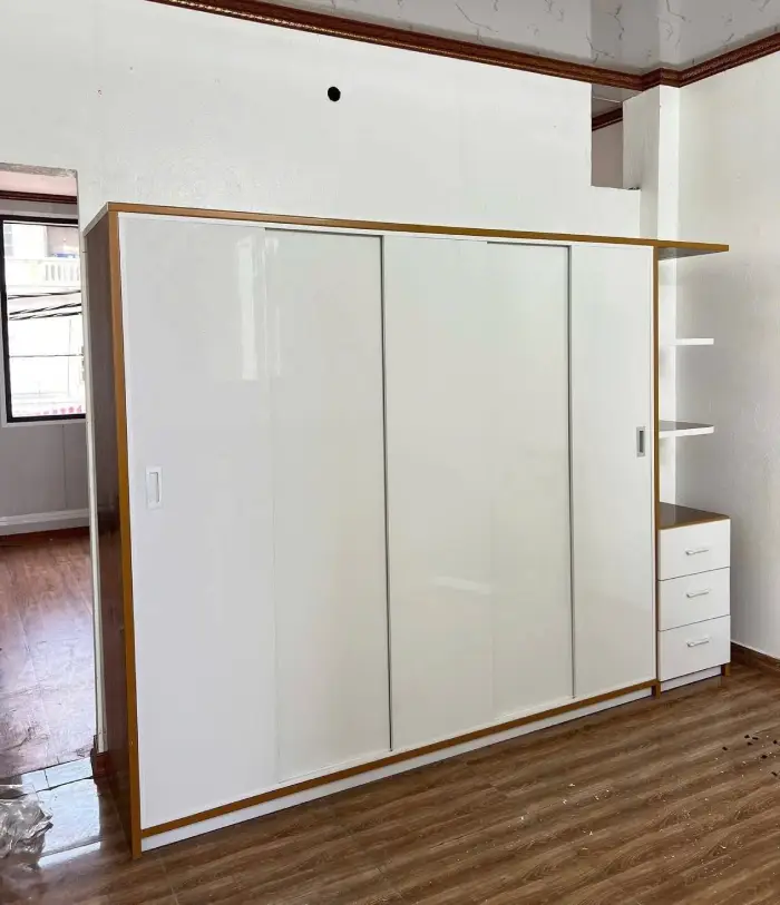 Tủ nhựa quần áo 5 cánh lùa kèm 1 kệ thấp Đài Loan Chin Huei CH-TCL10 Dương Hòa Hoài Đức