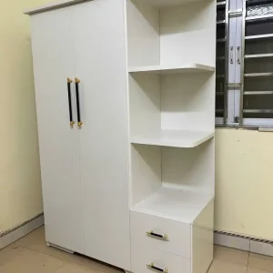 Tủ quần áo 2 cánh mở 1 kệ nhựa Đài Loan Chin Huei thường CH-T2C11