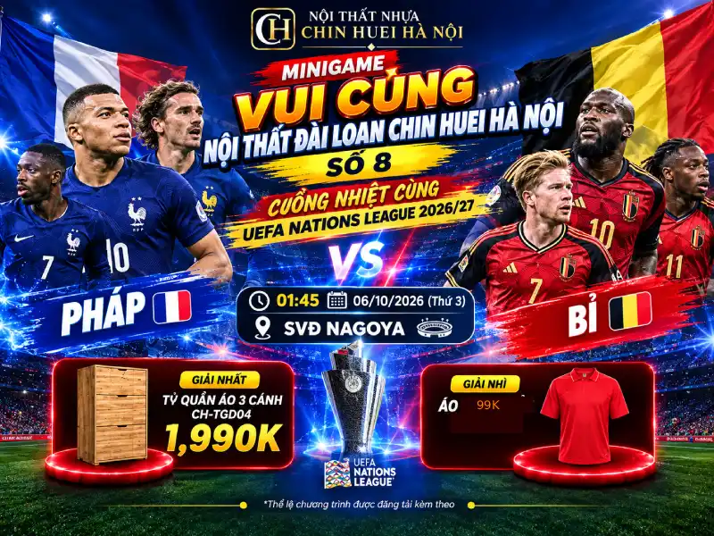 Minigame Vui cùng Nội thất Đài Loan Chin Huei Hà Nội số 8